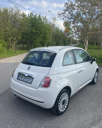 Fiat 500 cena 17800 przebieg: 159000, rok produkcji 2008 z Biała małe 301